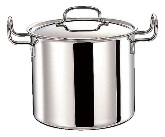 宮崎製作所 ジオ 深型両手鍋 21cm(6.8L) GEO-21D 1個（ご注文単位1個）【直送品】