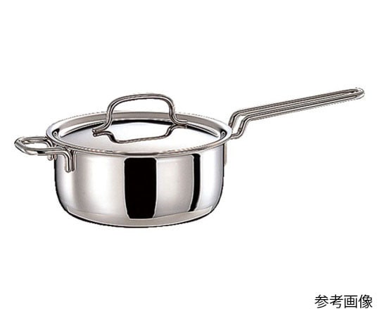 宮崎製作所 ジオ 片手鍋 20cm(2.7L) GEO-20N 1個（ご注文単位1個）【直送品】