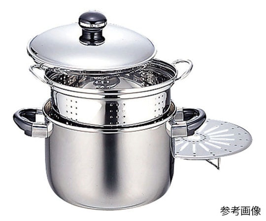 宮崎製作所 オブジェ シチューポット(穴明内鍋&スチームプレート付)18cm3L OJ-5D-D 1個（ご注文単位1個）【直送品】