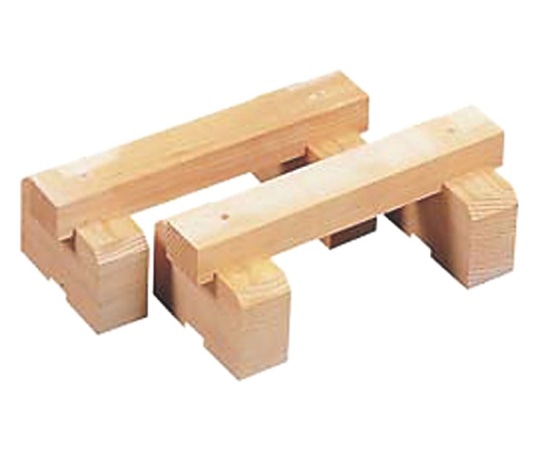 アズワン 白木まな板用足 400x160  1個（ご注文単位1個）【直送品】