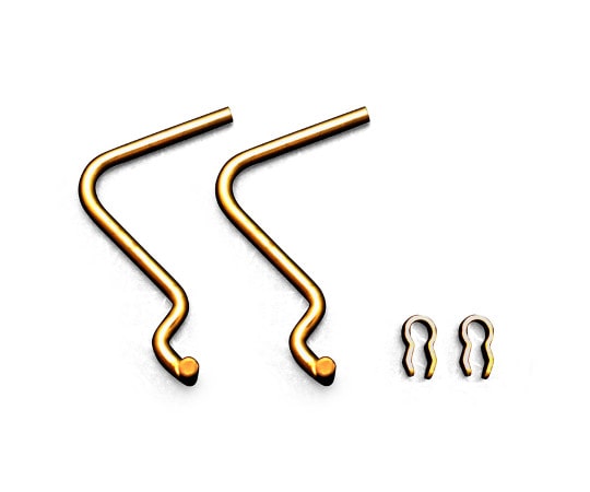 和気産業 穴あきボード Classic専用 真鍮フック L型 太さ3.5φmm 2本入 ANB-714 1袋(ご注文単位1袋)【直送品】