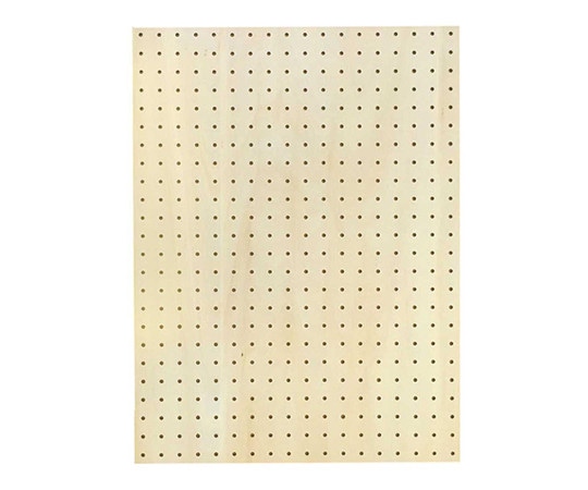 和気産業 天然木使用 穴あきボード 幅450mm×高さ600mm ANB-002 1個(ご注文単位1個)【直送品】