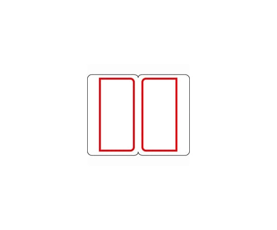 ジョインテックス インデックスラベル 大 赤 10P B054J-LR-10 1箱(ご注文単位1箱)【直送品】