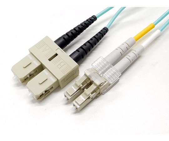 エイム電子 OM3光ファイバーケーブル 2m AFP2-DLC/DSC-10G-50-02 1本(ご注文単位1本)【直送品】