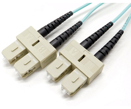 エイム電子 OM3光ファイバーケーブル 10m AFP2-DSC/DSC-10G-50-10 1本(ご注文単位1本)【直送品】