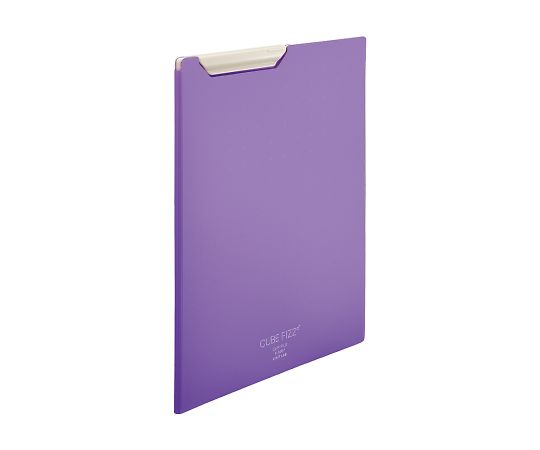 LIHITLAB CUBE FIZZ クリップファイル パープル F6067-10 1冊(ご注文単位1冊)【直送品】