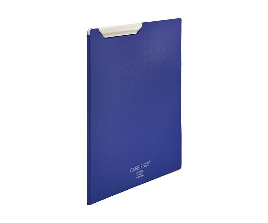 LIHITLAB CUBE FIZZ クリップファイル ネイビー F6067-11 1冊(ご注文単位1冊)【直送品】