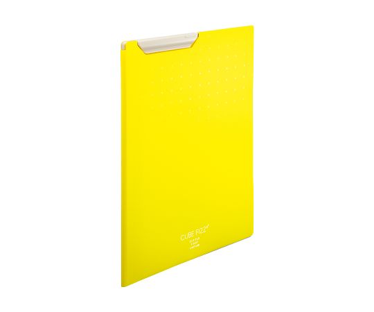 LIHITLAB CUBE FIZZ クリップファイル イエロー F6067-5 1冊(ご注文単位1冊)【直送品】