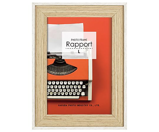 ハクバ写真産業 フォトフレーム ラポール L ホワイト FWRP-WTL 1個(ご注文単位1個)【直送品】