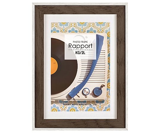 ハクバ写真産業 フォトフレーム ラポール 2L ベージュ FWRP-BE2L 1個(ご注文単位1個)【直送品】