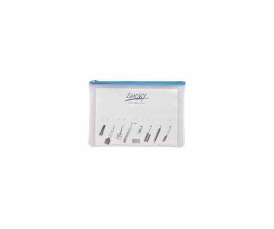 LIHITLAB クリヤーケース B5S マチなし 水 F-262 1枚(ご注文単位1枚)【直送品】