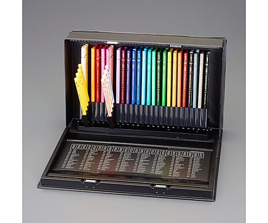 アズワン 100色 色鉛筆セット EA765MD-100A 1組(ご注文単位1組)【直送品】