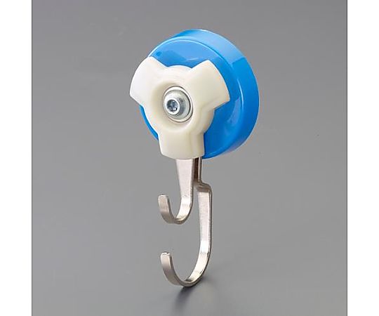 アズワン φ58x26.5mm/11kgマグネットフック(スイベル式/ダブル) EA781ET-41 1個(ご注文単位1個)【直送品】