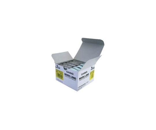 カシオ ネームランド用テープカートリッジ 黄に黒文字 9mm 20個 XR-9YW-20P-E 1セット(ご注文単位1セット)【直送品】