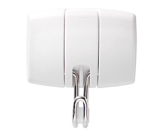 日本緑十字社 簡易着脱マグネットフック 白 耐荷重14kg MG-971W 91×85mm ABS樹脂 ブリスターパック入り 313023 1個(ご注文単位1個)【直送品】