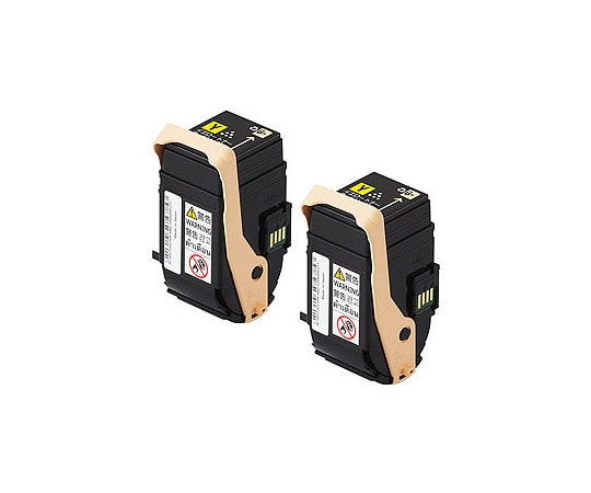 富士ゼロックス 富士ゼロックス トナーカートリッジ イエロー(Y) 2本セット  CT202466 1組(ご注文単位1組)【直送品】