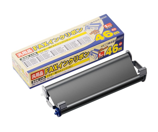 ミヨシ お得な汎用インクリボン ブラザー用FAXインクリボン FXS46BR-1 1台(ご注文単位1台)【直送品】