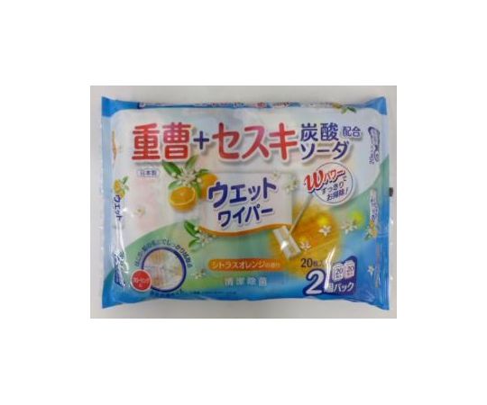 ティー・エイチ・ティー 重曹セスキウェットワイパー 40枚入  1セット（ご注文単位1セット）【直送品】