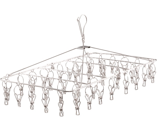 アイリスオーヤマ ステンレスピンチハンガー PIH-42SH 1個(ご注文単位1個)【直送品】