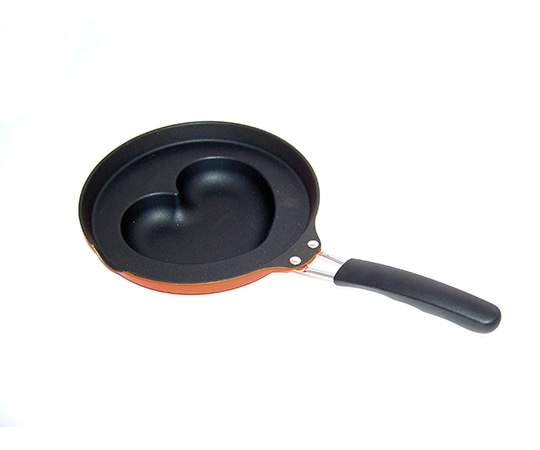 杉山金属 ハートのオムフライパン オレンジ KS-2830 1個（ご注文単位1個）【直送品】