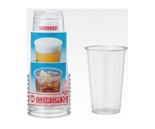 サンナップ クリアーカップ 10個入  1個(ご注文単位1個)【直送品】