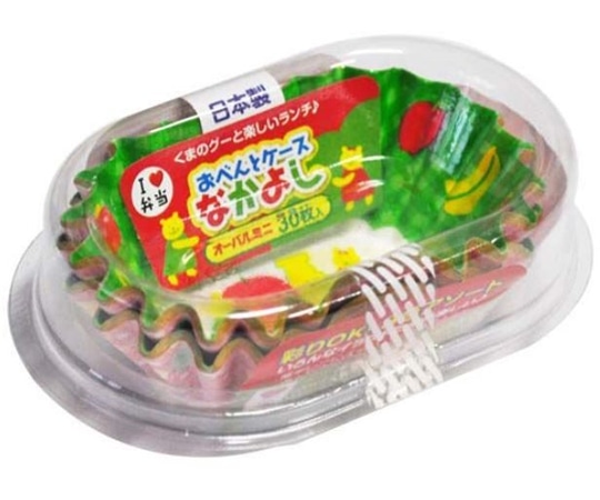 東洋アルミエコープロダクツ おべんとケース なかよし オーバルミニ 30枚入  1個(ご注文単位1個)【直送品】