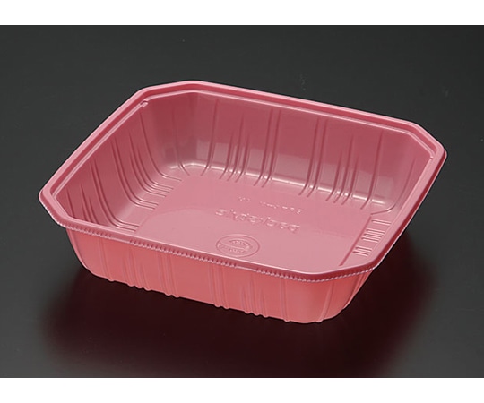 パックスタイル 青果・農産容器 PS BPフルーツ 4M ピンク 100枚×6パック入 486967 1ケース(ご注文単位1ケース)【直送品】