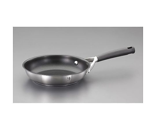 エスコ 26cm フライパン(ステンレス製・ナノテクコート) EA913VM-24B 1個(ご注文単位1個)【直送品】