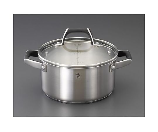 エスコ 240mm/ 6.0L 両手鍋(ステンレス製) EA913VM-29B 1個(ご注文単位1個)【直送品】