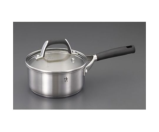 エスコ 160mm/ 1.5L 片手鍋(ステンレス製) EA913VM-36B 1個(ご注文単位1個)【直送品】