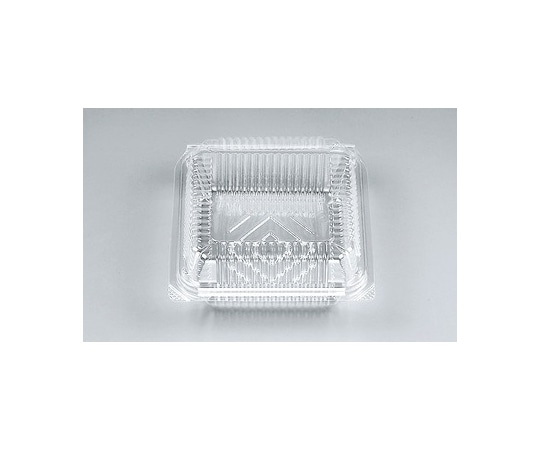 シーピー化成 プラスチック製 簡易食品容器  128×128×33mm KHS-8(N) 50枚×24袋 00102000800000008 1ケース(ご注文単位1ケース)【直送品】