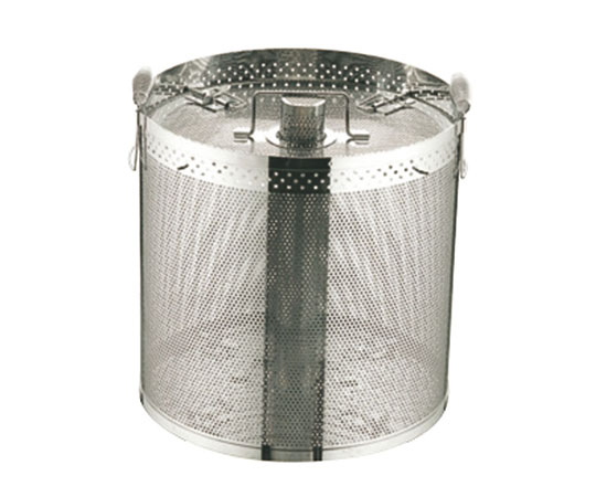 三宝産業 UK18-8パンチング スープ取りカゴ 57cm 609304 1個（ご注文単位1個）【直送品】