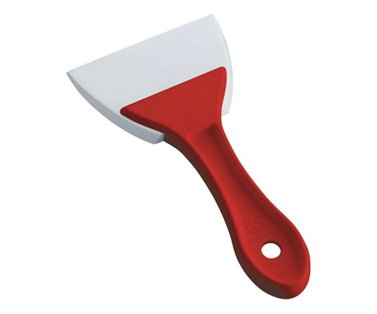 アズワン PC柄三角シリコンゴムヘラ 赤 小  1個（ご注文単位1個）【直送品】