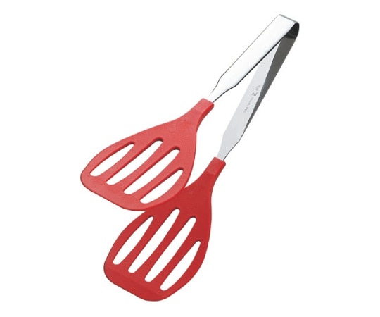 アズワン 抗菌・耐熱カラーグリルトング250mm ブラック;注/HG3ミスプリ  1個（ご注文単位1個）【直送品】