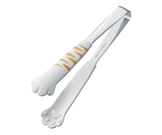 アズワン 18-0卓上トングきゃっちだにゃん とら白  1個（ご注文単位1個）【直送品】