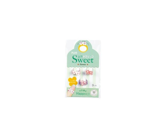 プラス メクリッコSWEET フラワー2 M 1パック(3個入) KM-302SB-3 1パック(ご注文単位1パック)【直送品】