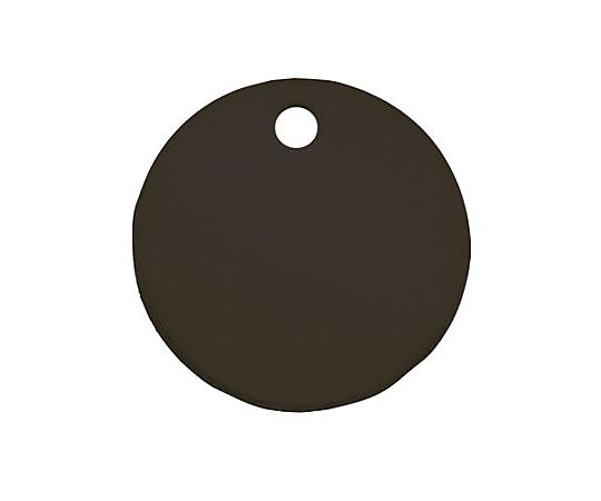 アズワン 32mm    タグブランク(アルマイトアルミ 丸/ブラック/5枚) EA591HG-52A 1袋(ご注文単位1袋)【直送品】