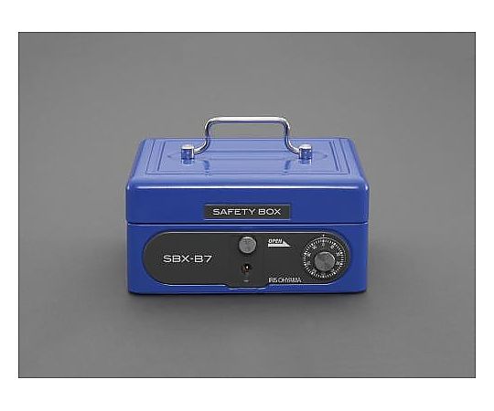 アズワン 155x130x 85mm 手提げ金庫 EA961KA-40 1個(ご注文単位1個)【直送品】