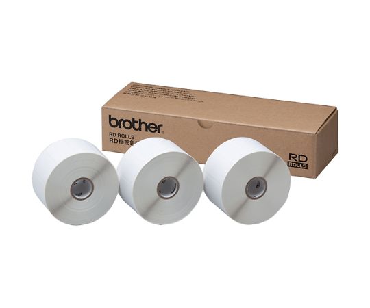 ブラザー TD-4000/4100N用プレカット紙ラベル 3本パック RD-S05J1 1個(ご注文単位1個)【直送品】