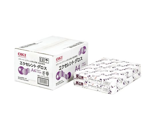 沖データ エクセレントグロス A4 4束 PPR-SA4DBB 1個(ご注文単位1個)【直送品】
