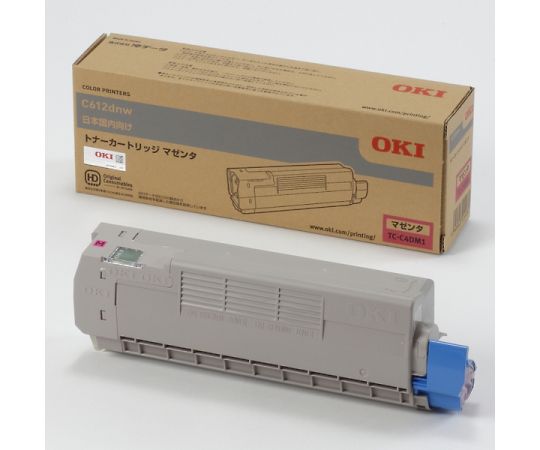 沖データ トナーカートリッジ マゼンタ (C612dnw) TC-C4DM1 1個(ご注文単位1個)【直送品】