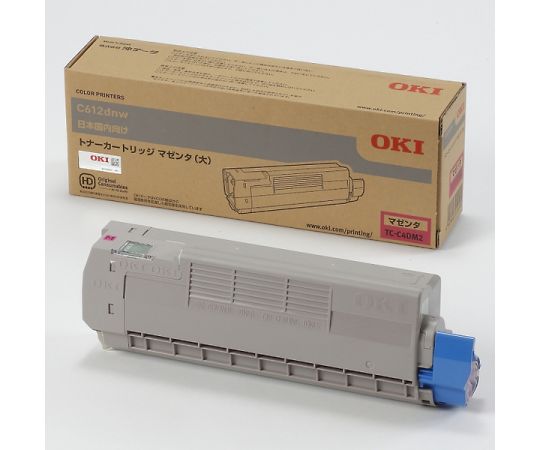 沖データ トナーカートリッジ(大) マゼンタ (C612dnw) TC-C4DM2 1個(ご注文単位1個)【直送品】