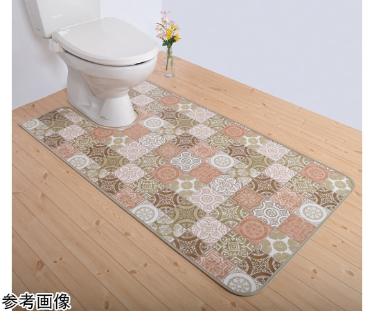 三愛繊維 拭けるマットシリーズ アンティグロ トイレマット ベージュ 800×1150mm  1枚(ご注文単位1枚)【直送品】