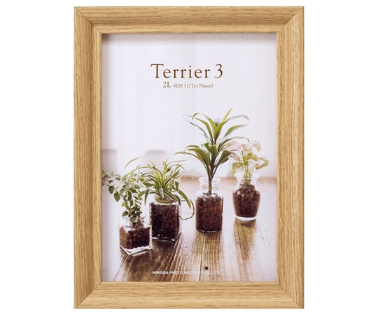 ハクバ写真産業 フォトフレーム テリア3 2Lサイズ 1面 ナチュラル FWTR3-NT2L1 1個(ご注文単位1個)【直送品】