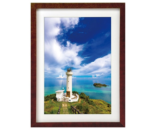 ハクバ写真産業 木製額縁 MM-01 A4サイズ スタンド付 ブラウン FWMM01-BRA4 1個(ご注文単位1個)【直送品】