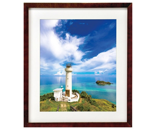 ハクバ写真産業 木製額縁 MM-01 4切サイズ ブラウン FWMM01-BR4 1個(ご注文単位1個)【直送品】