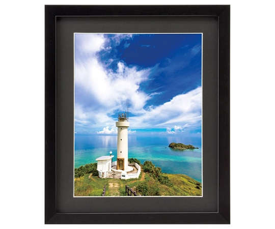 ハクバ写真産業 木製額縁 MM-01 6切サイズ スタンド付 ブラック FWMM01-BK6 1個(ご注文単位1個)【直送品】