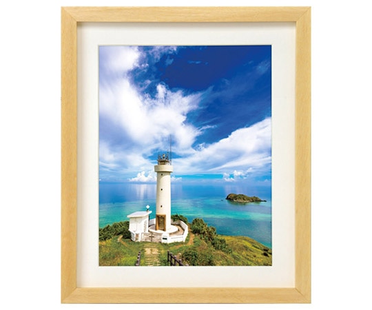 ハクバ写真産業 木製額縁 MM-01 6切サイズ スタンド付 ナチュラル FWMM01-NT6 1個(ご注文単位1個)【直送品】