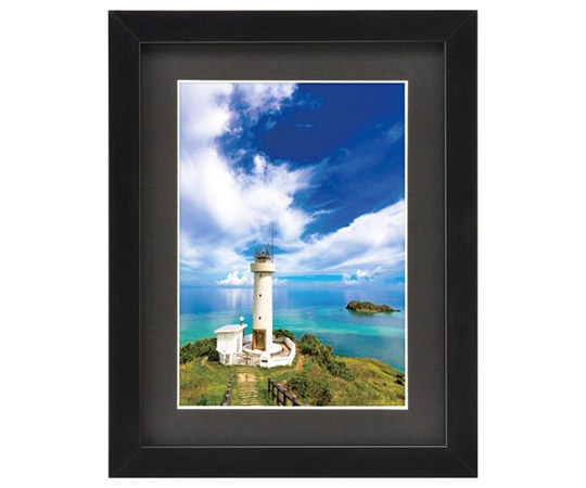 ハクバ写真産業 木製額縁 MM-01 2Lサイズ スタンド付 ブラック FWMM01-BK2L 1個(ご注文単位1個)【直送品】