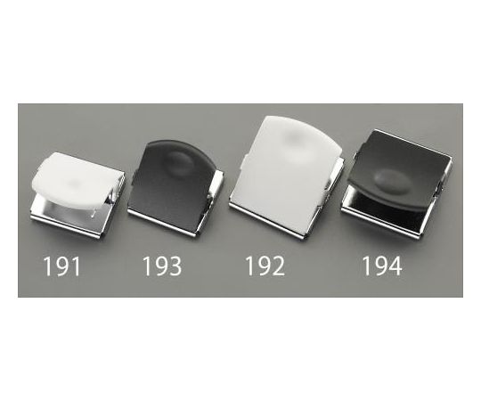 エスコ 40x40mm マグネットクリップ(白) EA762FG-191 1個(ご注文単位1個)【直送品】